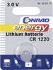Conrad energy Knopfzelle CR1220 3 V 1 St. 30 mAh Lithium CR1220