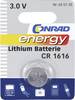 Conrad energy Knopfzelle CR1616 3 V 1 St. 45 mAh Lithium CR1616
