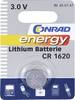 Conrad energy Knopfzelle CR1620 3 V 1 St. 60 mAh Lithium CR1620