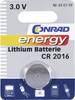 Conrad energy Knopfzelle CR2016 3 V 1 St. 70 mAh Lithium CR2016