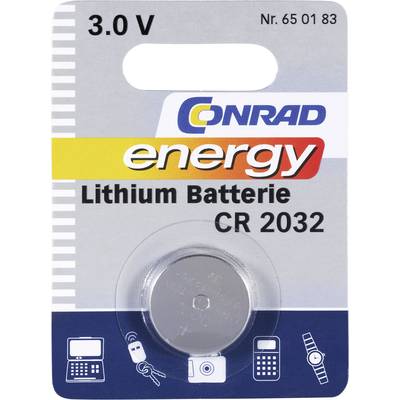 Passende Batterie, Typ CR 2032, bitte 3x bestellen