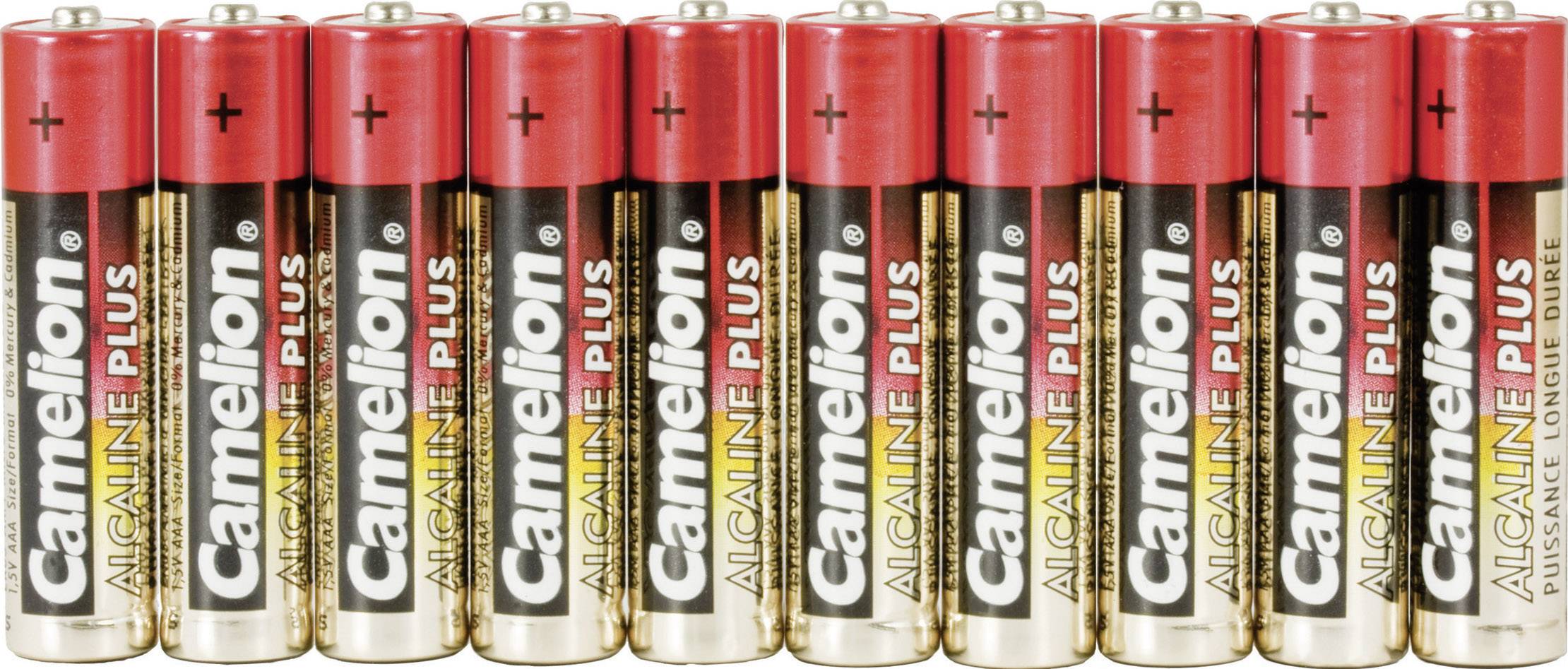 CAMELION Micro (AAA)-Batterie Alkali-Mangan Camelion Plus LR03 1250 mAh 1.5 V 10 St.