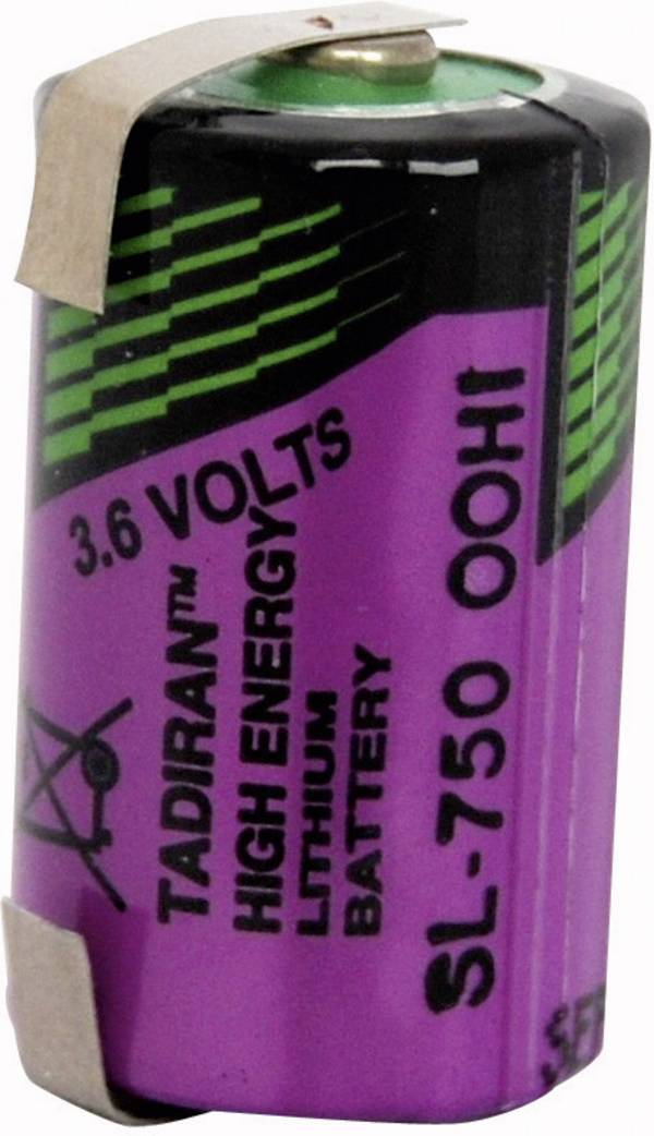 Tadiran Batteries SL 750 T Spezial-Batterie 1/2AA U-Lötfahne Lithium 3.6 V 1100 mAh 1 St.