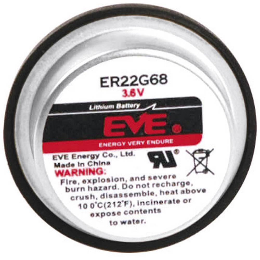 EVE ER22G68 Lithium batterij 400 mAh 3.6 V (Ø x h) 22.6 mm x 12.5 mm