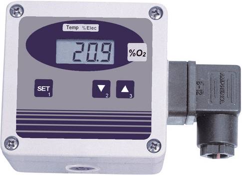 Greisinger Oxy 3690 Sauerstoff-Messgerät 0 - 100 % Externer Sensor, Sauerstoff-Messgerät, mit Temperaturmessfunktion