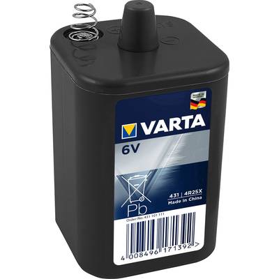 Varta PROFESSIONAL 431 Z/K 4R25X Spezial-Batterie 4R25 Federkontakt Zink-Kohle 6 V 8500 mAh 1 St.