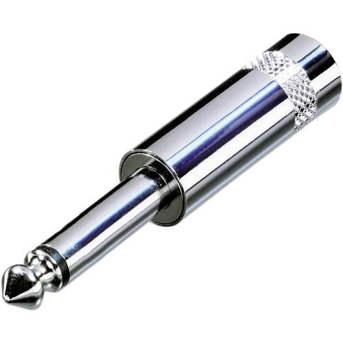 Rean AV NYS201 Klinken-Steckverbinder 6.35 mm Stecker, gerade Polzahl: 2 Mono Silber 1 St.