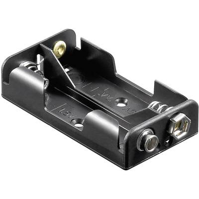 Goobay 46904 Batteriehalter 2x Mignon (AA) Druckknopfanschluss (L x B x H) 58 x 32 x 14.5 mm