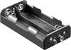 Goobay 11457 Batteriehalter 4x Baby (C) Druckknopfanschluss (L x B x H) 62.5 x 55.8 x 23.5 mm