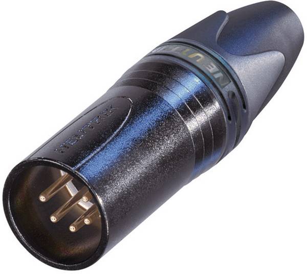 Neutrik NC5MXX-B XLR-Steckverbinder Stecker, gerade Polzahl: 5 Schwarz 1 St.
