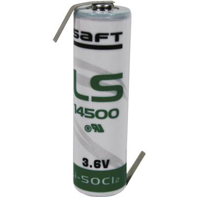 Saft LS 14500 HBG Spezial-Batterie Mignon (AA) Z-Lötfahne Lithium 3.6 V 2600 mAh 1 St.