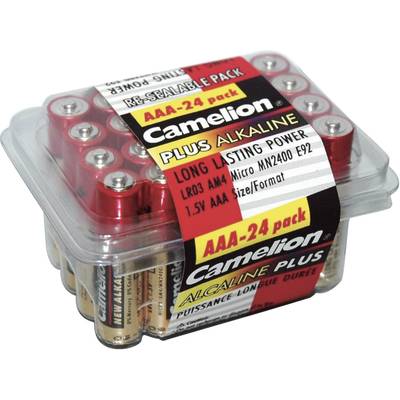 Camelion Plus LR03 Micro (AAA)-Batterie Alkali-Mangan 1250 mAh 1.5 V 24 St.