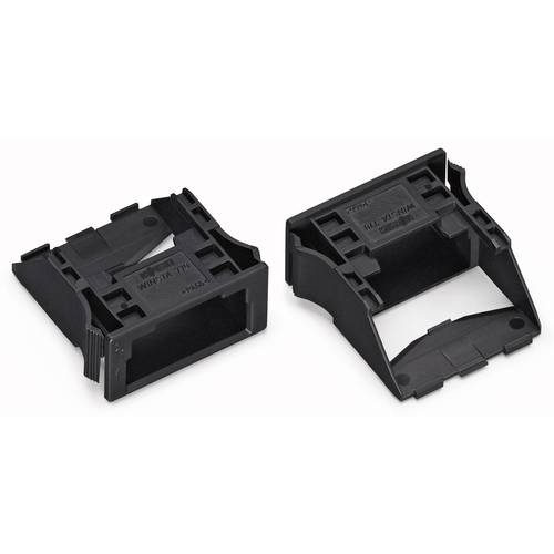 WAGO Snap-In-Rahmen Schwarz 100 St.