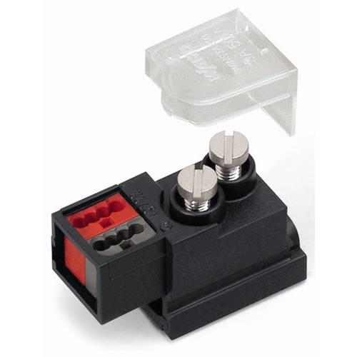 WAGO WAGO GmbH & Co. KG Einspeisemodul Rundleitung - Flachleitung Gesamtpolzahl: 2 Schwarz 25 St.