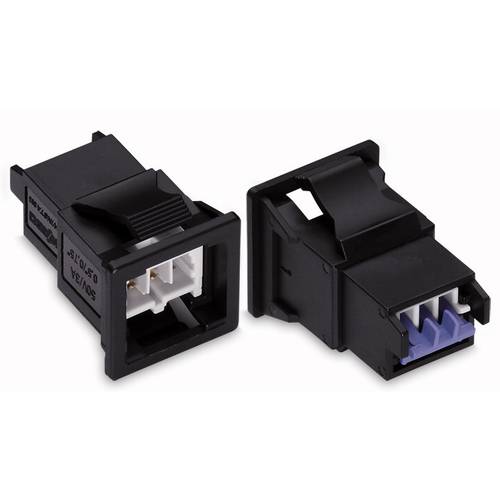 WAGO 893-2032 Netz-Steckverbinder WINSTA KNX Stecker, gerade Gesamtpolzahl: 2 3 A Lichtgrau 50 St.