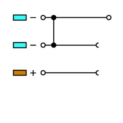 WAGO 270-564 Initiatorenklemme 5 mm Zugfeder Orange 10 St.