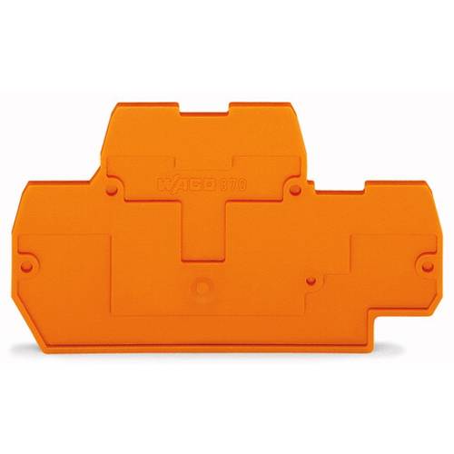 WAGO 870-519 Abschluss- und Trennplatte Orange 100 St.
