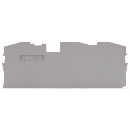 Thumbnail - WAGO 2016-1391 Abschluss- und Trennplatte Grau 100 St.