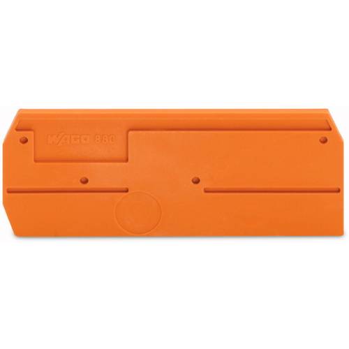 WAGO 880-339 Abschluss- und Trennplatte Orange 100 St.