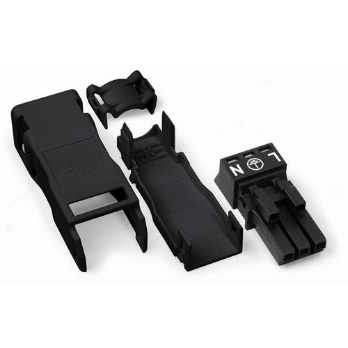 Thumbnail - WAGO 890-123 Netz-Steckverbinder WINSTA MINI Buchse, gerade Gesamtpolzahl: 3 16 A Weiß 50 St.