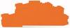 WAGO 2003-6692 Abschluss- und Trennplatte Orange 100 St.
