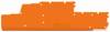 WAGO 870-149 Abschluss- und Trennplatte Orange 100 St.