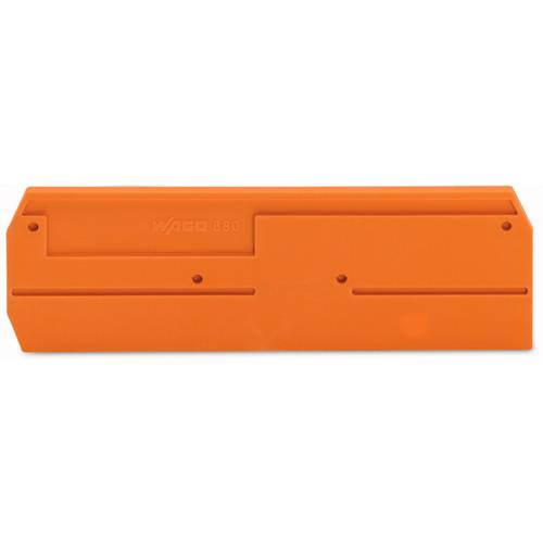 WAGO 880-346 Abschluss- und Trennplatte Orange 100 St.