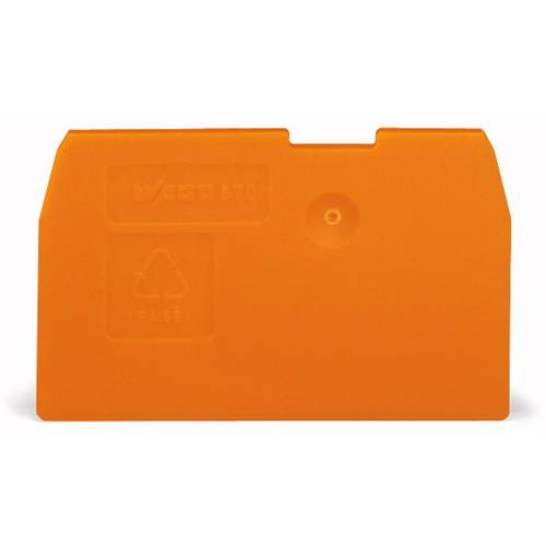 WAGO 870-934 Abschluss- und Trennplatte Orange 100 St.
