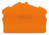 WAGO 2002-6392 Abschluss- und Trennplatte Orange 100 St.