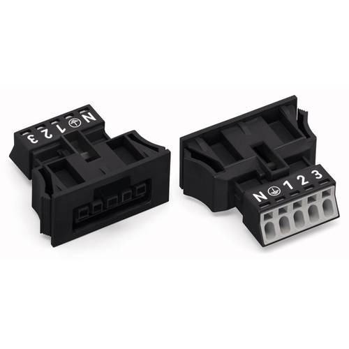 WAGO 890-2105/006-000 Netz-Steckverbinder WINSTA MINI Buchse, gerade Gesamtpolzahl: 5 16 A Blau 50 St.