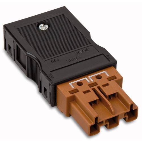 WAGO 770-1373/149-000 Netz-Steckverbinder WINSTA MIDI Stecker, gerade Gesamtpolzahl: 3 25 A Braun 25 St.