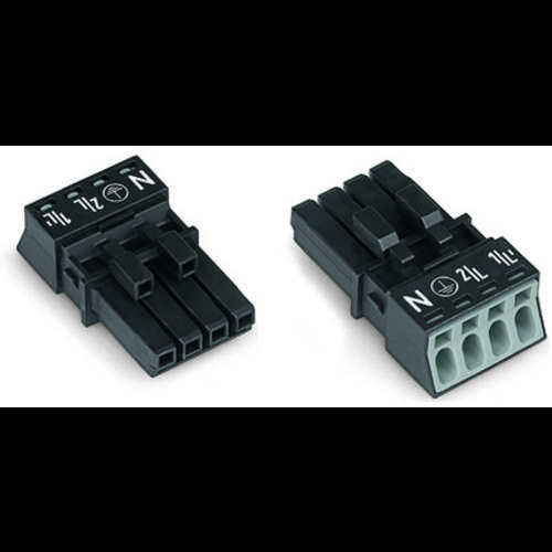 WAGO 890-264 Netz-Steckverbinder WINSTA MINI Buchse, gerade Gesamtpolzahl: 4 16 A Hellgrün 50 St.