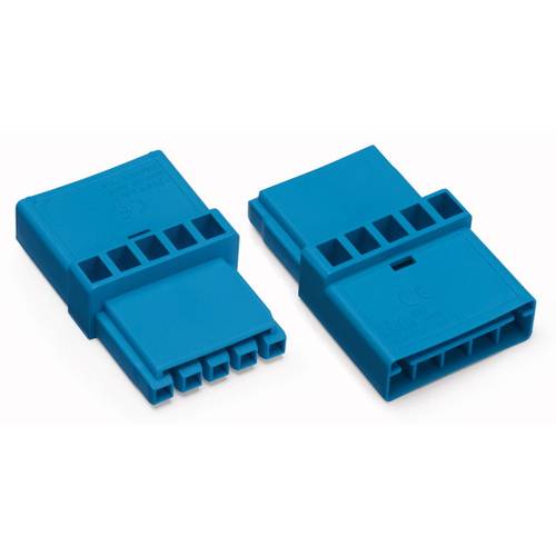 Thumbnail - WAGO WAGO GmbH & Co. KG Netz-Zwischenkupplung Netz-Stecker - Netz-Buchse Gesamtpolzahl: 5 Schwarz 50 St.