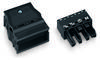 WAGO 770-104 Netz-Steckverbinder WINSTA MIDI Buchse, gerade Gesamtpolzahl: 4 25 A Schwarz 25 St. Box
