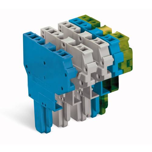WAGO 769-506 Einzelklemme 5 mm Zugfeder Belegung: L Grau 250 St.