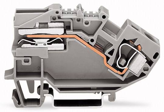 WAGO 784-623 Potenzialklemme 10 mm Zugfeder Belegung: L Grau 25 St.