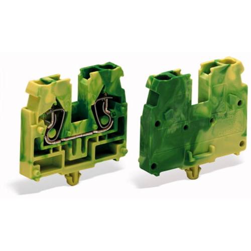WAGO 869-317 Durchgangsklemme Federklemme Grün, Gelb 100 St.