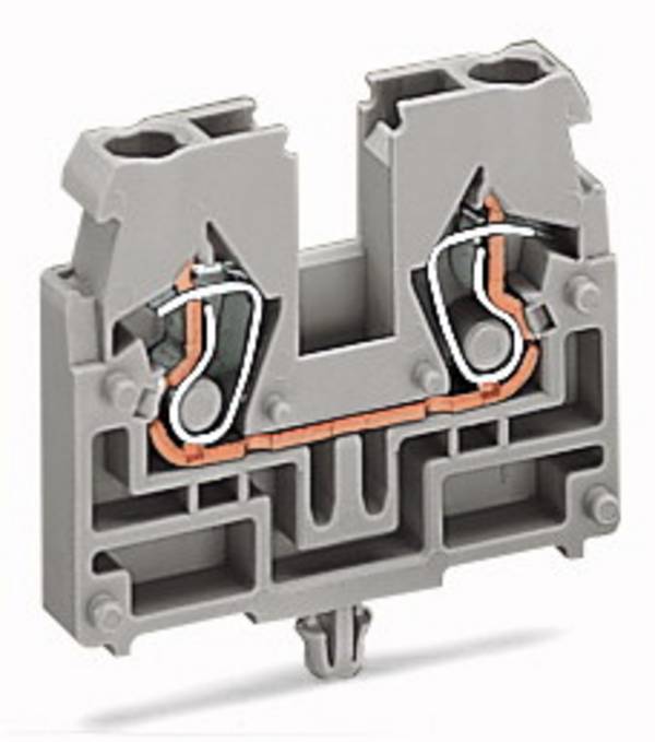 WAGO 869-316 Durchgangsklemme Federklemme Orange 100 St.
