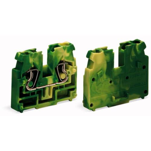 WAGO 869-327 Durchgangsklemme Federklemme Grün, Gelb 100 St.