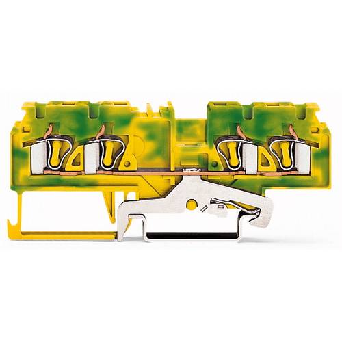 WAGO 880-837/999-940 Schutzleiterklemme 5 mm Zugfeder Belegung: PE Grün, Gelb 50 St.