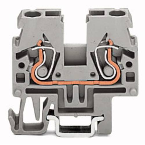 WAGO 870-912 Durchgangsklemme 5 mm Zugfeder Orange 100 St.
