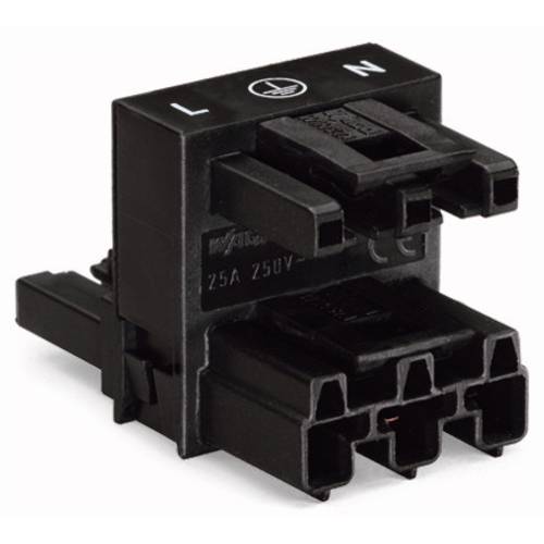 Thumbnail - WAGO WAGO GmbH & Co. KG Netz-H-Verteiler Netz-Stecker - Netz-Buchse, Netz-Buchse Gesamtpolzahl: 3 Weiß 50 St.
