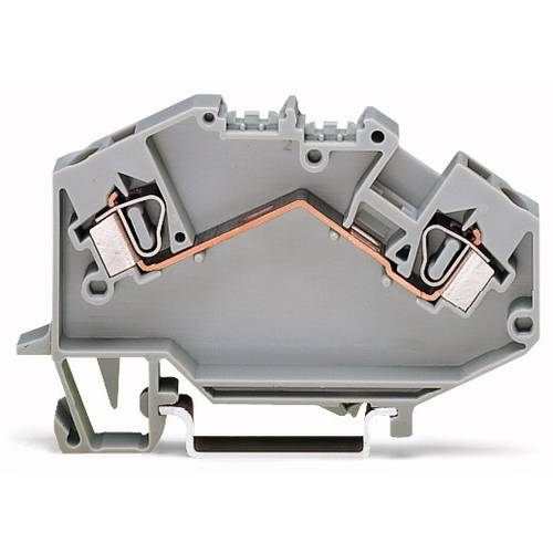 WAGO 781-992 Durchgangsklemme 6 mm Zugfeder Belegung: L Grau 50 St.