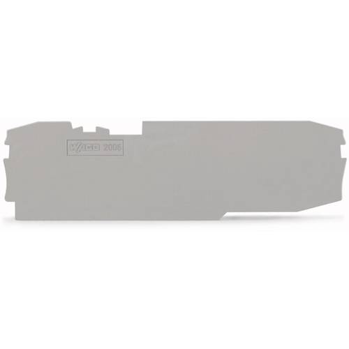 WAGO 2006-8691 Abschluss- und Trennplatte Grau 48 St.