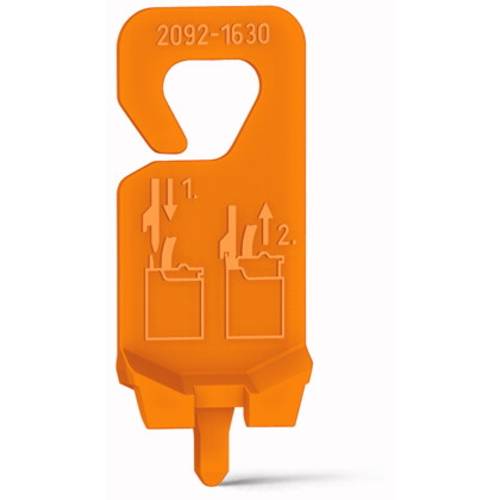 Thumbnail - WAGO 2092-1630 Entriegelungswerkzeug Orange 100 St.