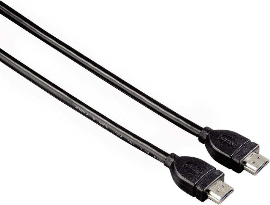 Hama HDMI Anschlusskabel HDMI-A Stecker, HDMI-A Stecker 3 m Schwarz 39670 Audio Return Channel, 4K UHD HDMI-Kabel-0