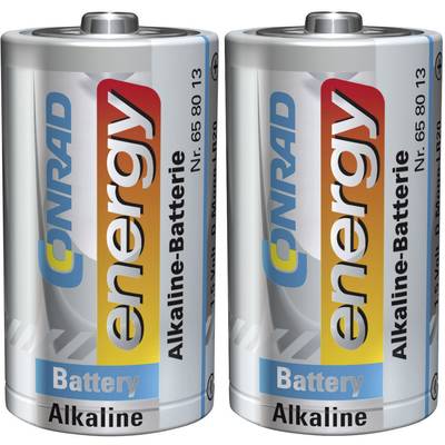 Conrad energy LR20 Mono (D)-Batterie Alkali-Mangan  1.5 V 2 St.