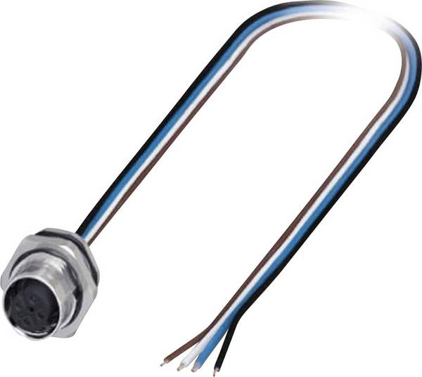 Phoenix Contact 1419632 Sensor-/Aktor-Einbausteckverbinder M12 Buchse, Einbau 0.50 m Polzahl Sensoren: 4 1 St.