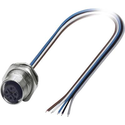 Phoenix Contact 1419658 Sensor-/Aktor-Einbausteckverbinder M12 Buchse, Einbau 0.50 m Polzahl Sensoren: 5 1 St.