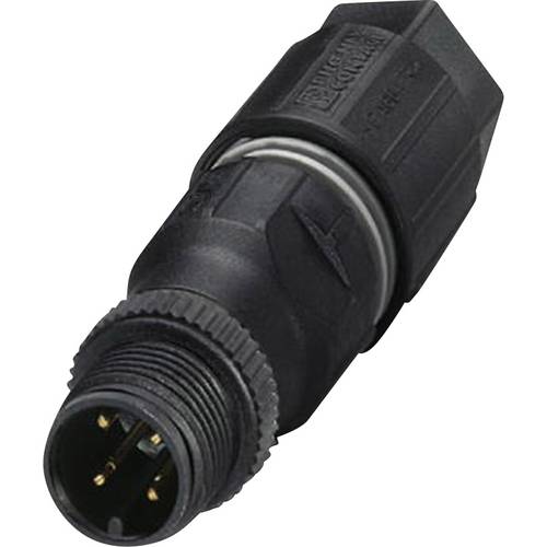 Phoenix Contact 1641769 Sensor-/Aktor-Steckverbinder, unkonfektioniert M12 Stecker, gerade Polzahl Sensoren: 4 1 St.